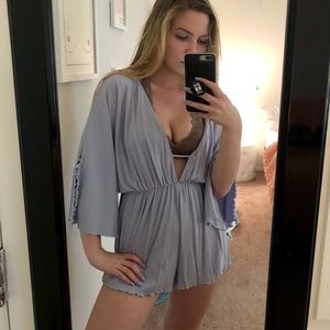 Sadie & Sage Periwinkle Romper